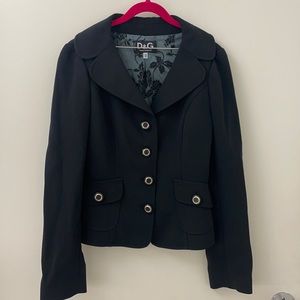 D&G - Dolce & Gabbana Black Blazer - Size 24